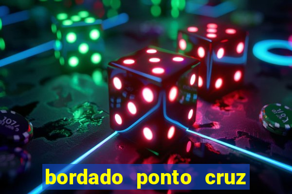 bordado ponto cruz do corinthians